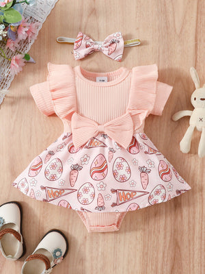 Why Your Baby Needs the Floral Bow Triangle Rompers