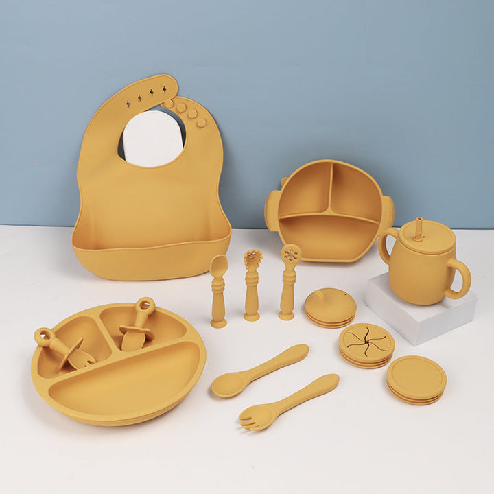 The Ultimate Silicone Baby Feeding Tableware Set